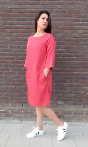 klokkende-jurk-rood-lanius