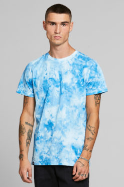 Dedicated-t-shirt-stockholm-tye-dye-blauw-biologisch-katoen
