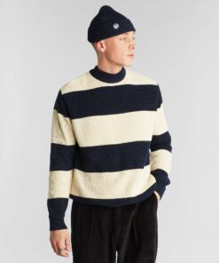 dedicated-trysil-sweater-stripe-navy-biologisch-katoen