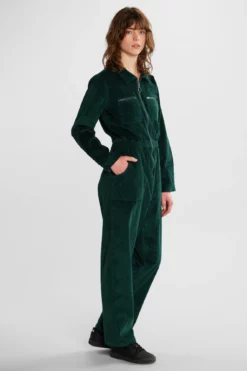 dedicated-jumpsuit-overall-hultsfred-corduroy-dark-green