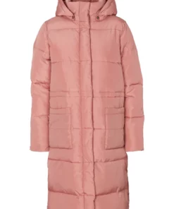 basic-apparel-jas-dagmar-roze-winterjas