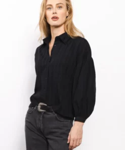 elements-of-freedom-blouse-nice-streep-zwart