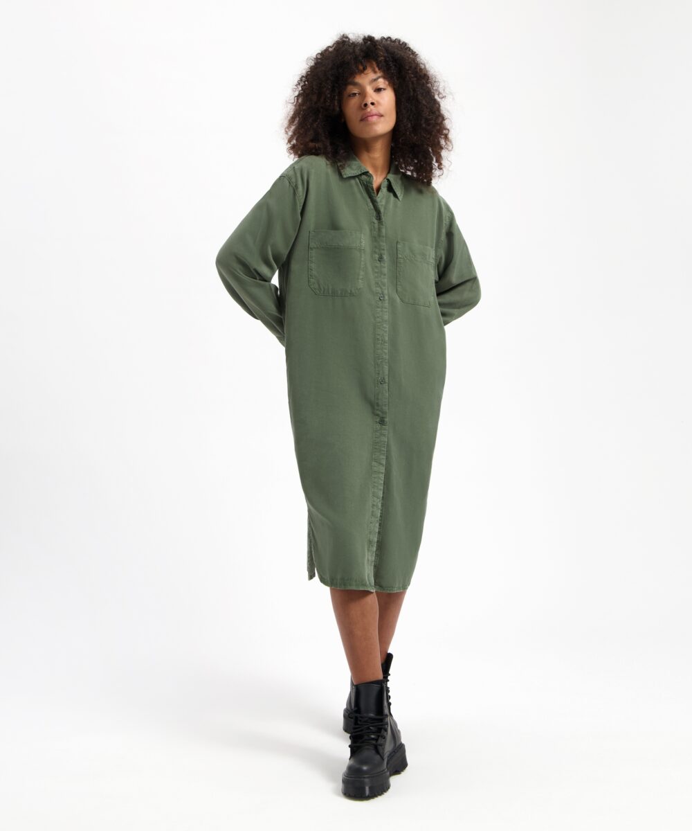 kuyichi-jurk-sadie-dress-moss-green