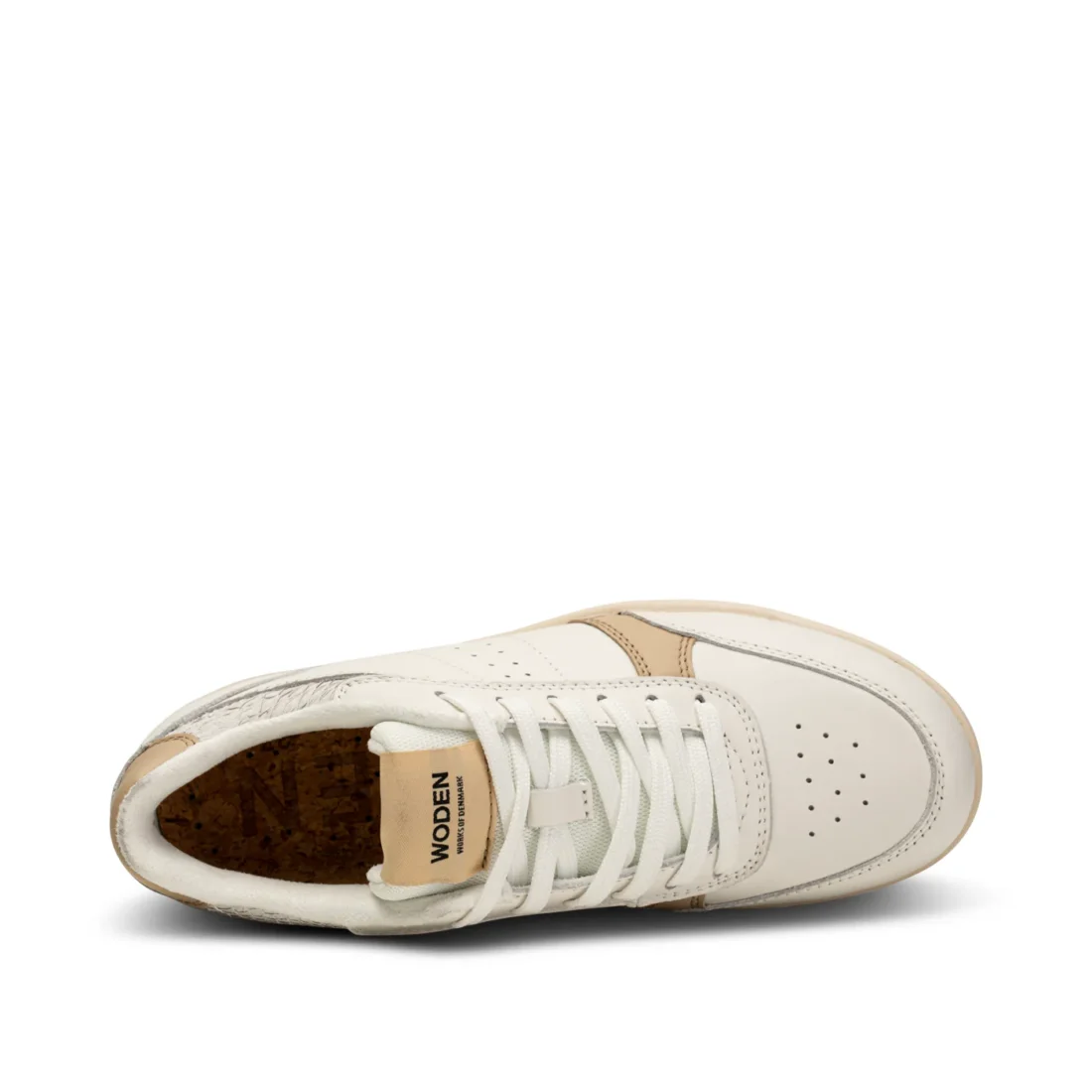 Woden | Bjork Sneakers Coffee Cream Blanc de Blanc - Afbeelding 6