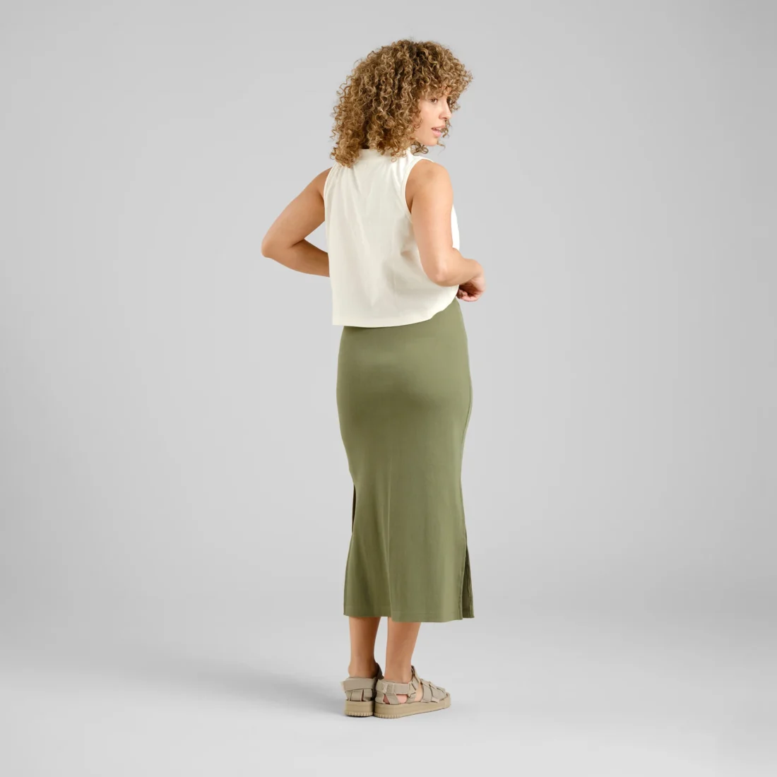 Rib Rok Kvarnvik Leaf Green - Afbeelding 2