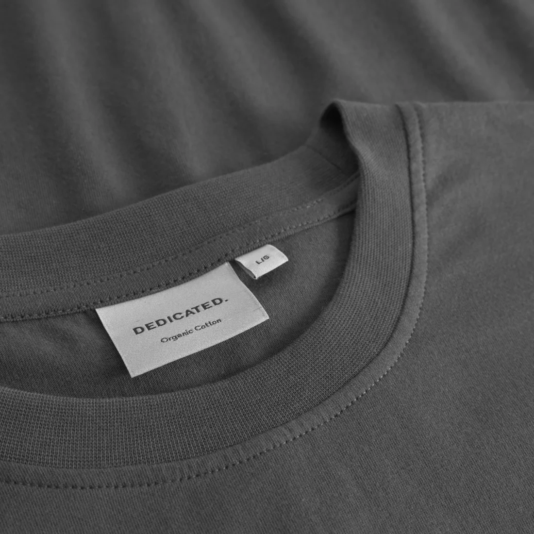 T-Shirt Stockholm Lemon Peace Charcoal - Afbeelding 4