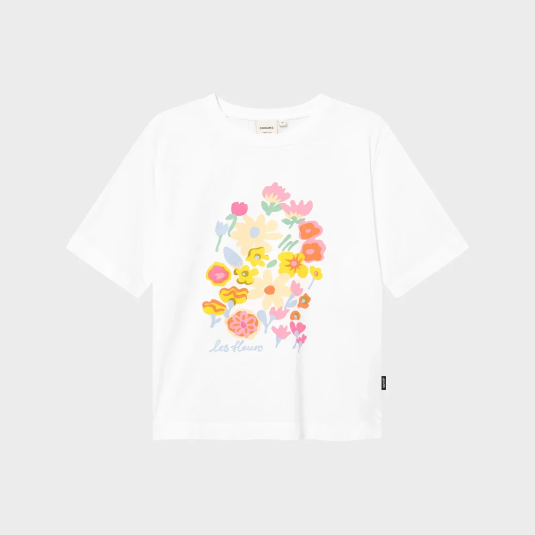 T-shirt Vadstena Les Fleurs Wit - Afbeelding 2