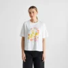 dedicated-brand-t-shirt-vadstena-les-fleurs-wit