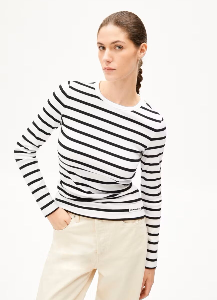 armedangels-top-maywaa-stripes-wit-zwart