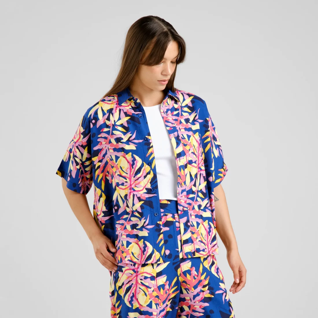 Shirt Alsvik Tropical Collage - Afbeelding 5