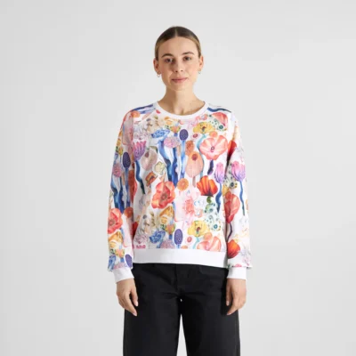 dedicated-brand-sweatshirt-ystad-fantasy-flowers-wit