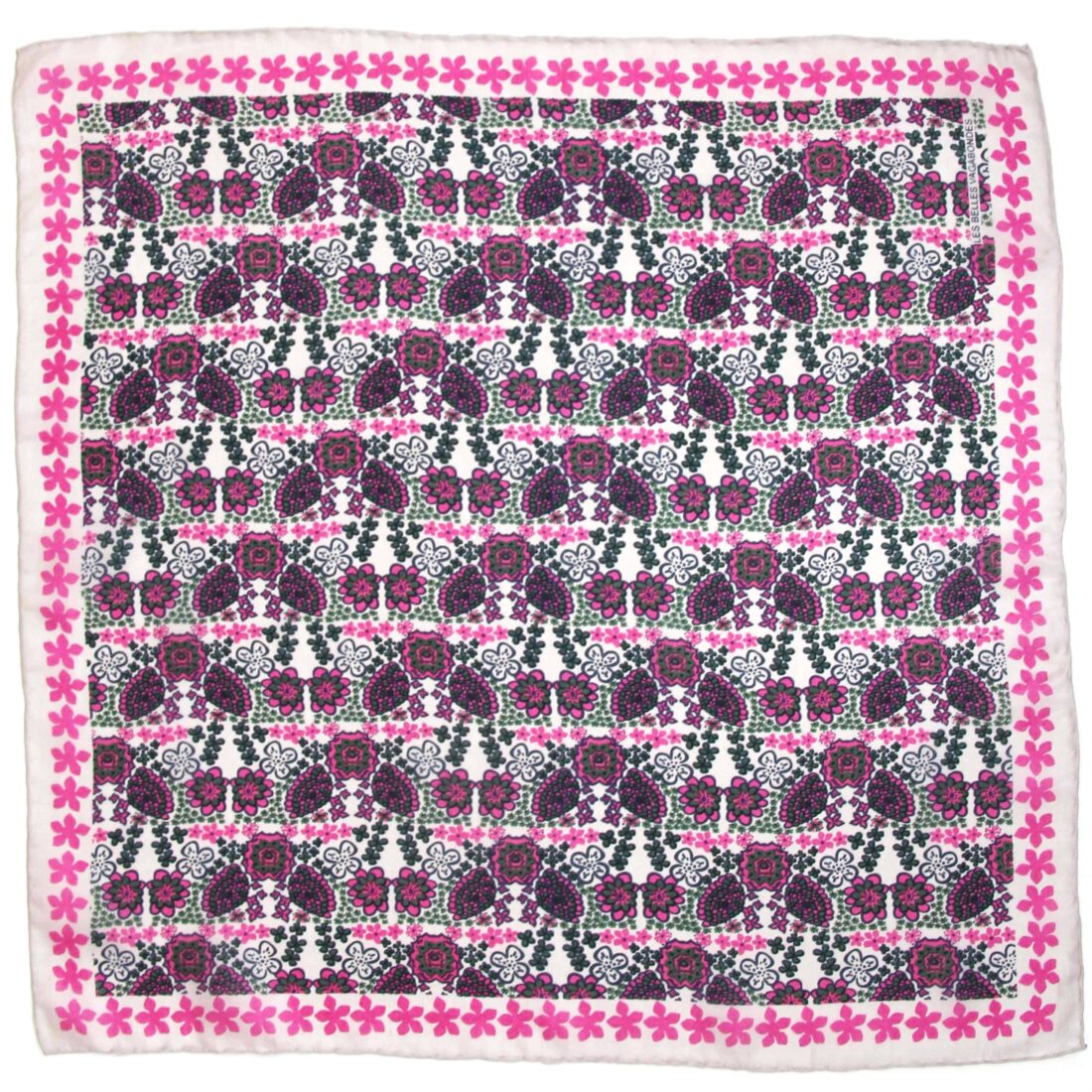 Sjaal Mini Caraibes Fuchsia - Afbeelding 2