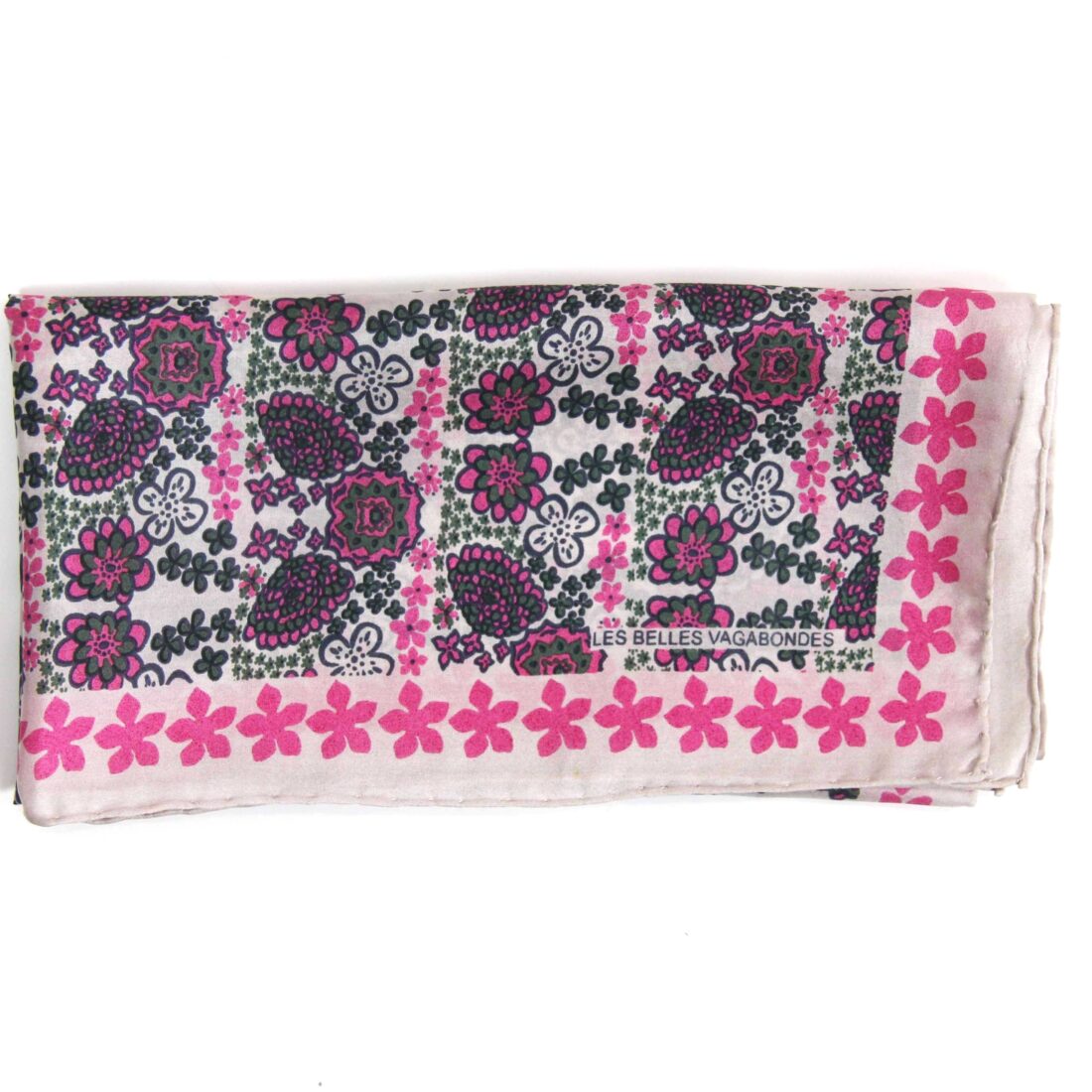 Sjaal Mini Caraibes Fuchsia - Afbeelding 3
