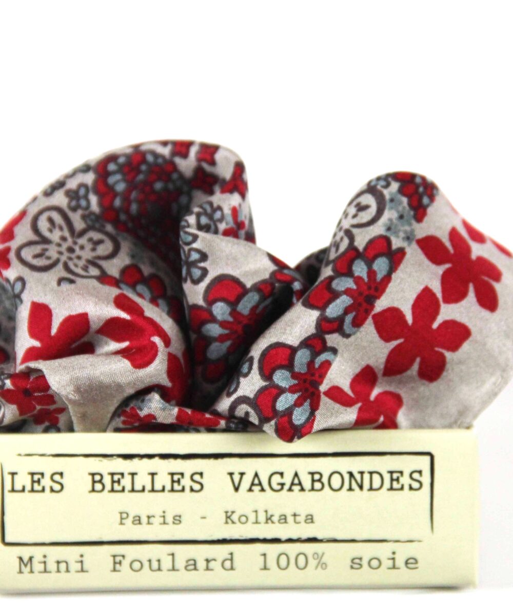 les-belles-vagabondes-sjaal-mini-caraibes-rouge