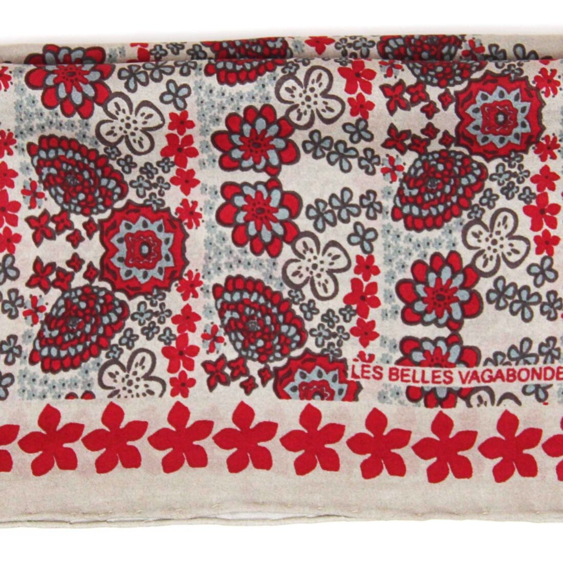 Sjaal Mini Caraibes Rouge - Afbeelding 3