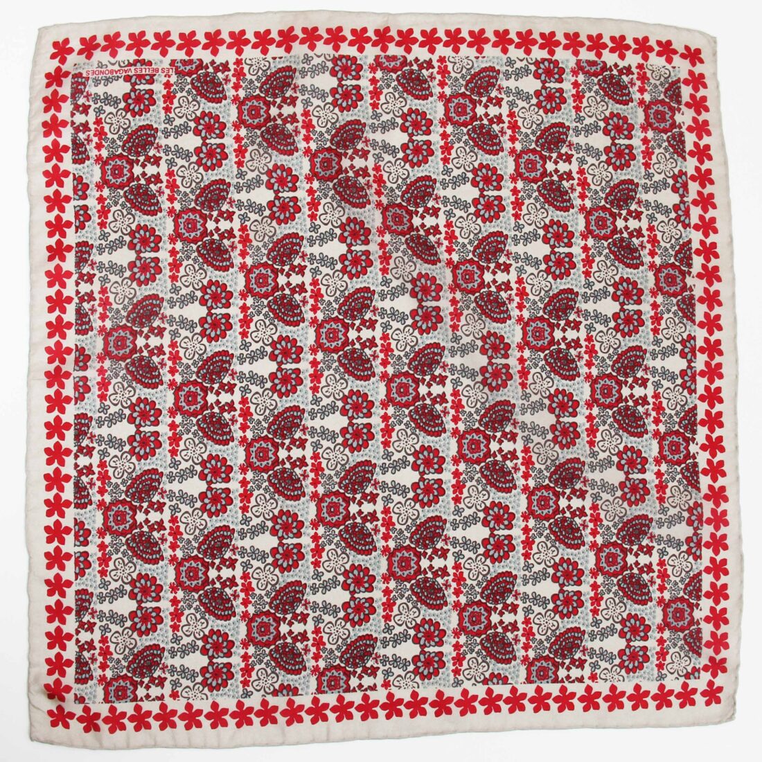 Sjaal Mini Caraibes Rouge - Afbeelding 2