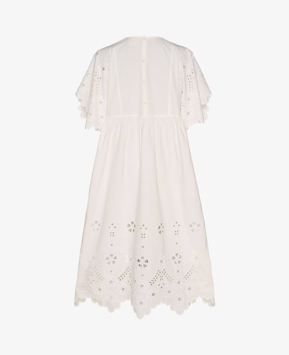 Trine Dress White Cutwork - Afbeelding 3