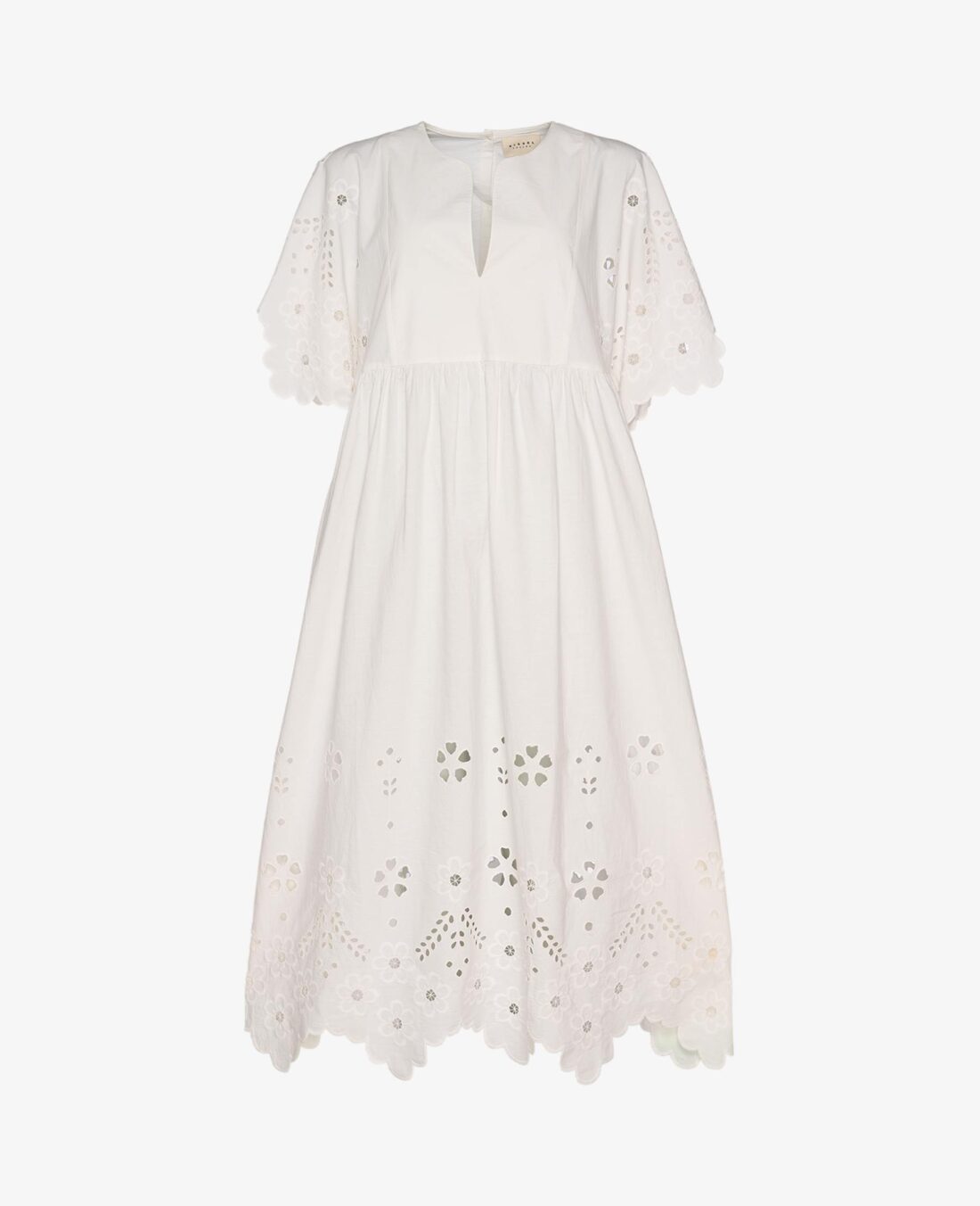 Trine Dress White Cutwork - Afbeelding 2
