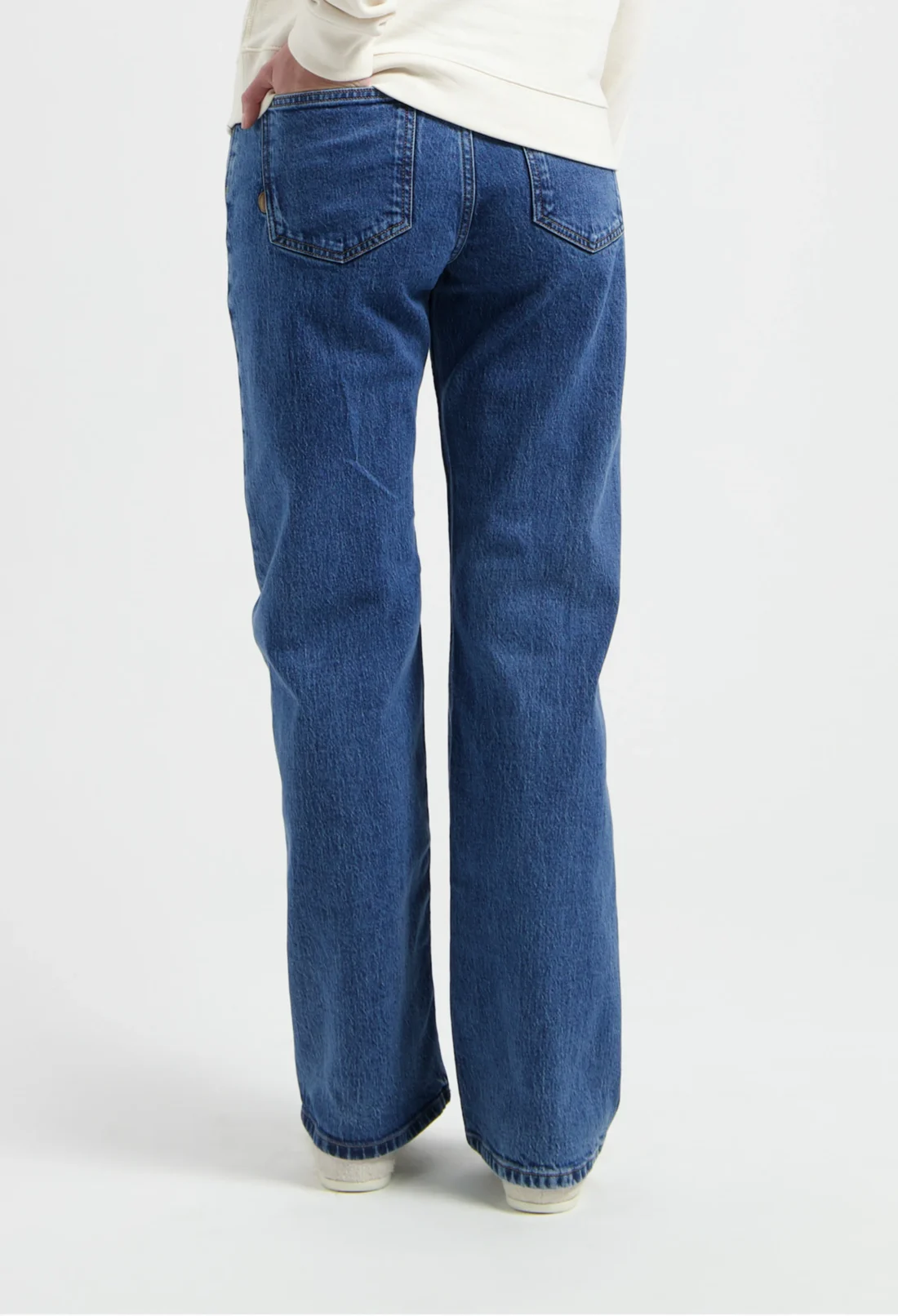MUD Jeans | Carry Mid Straight | Stone Vintage - Afbeelding 4
