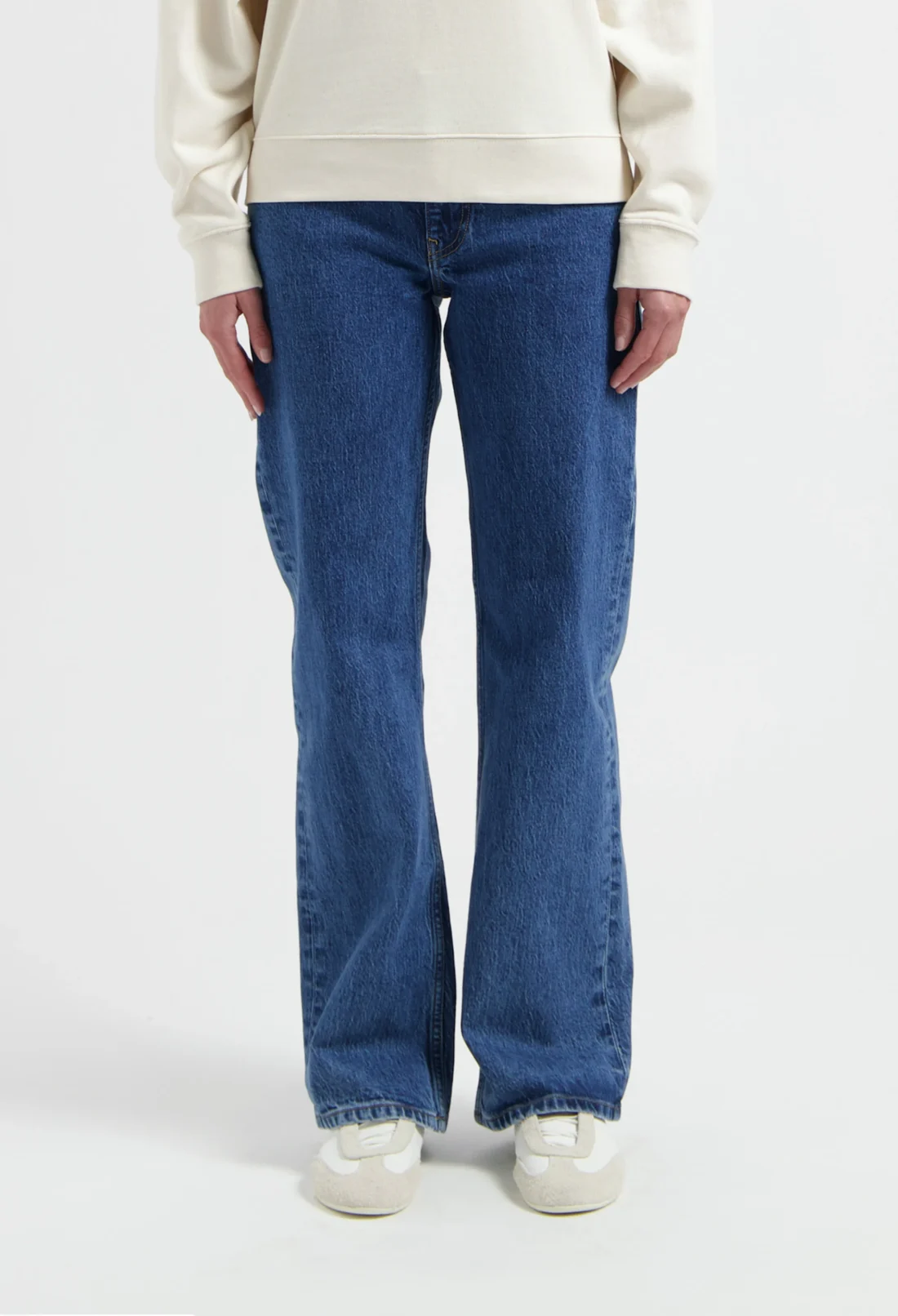 MUD Jeans | Carry Mid Straight | Stone Vintage - Afbeelding 3