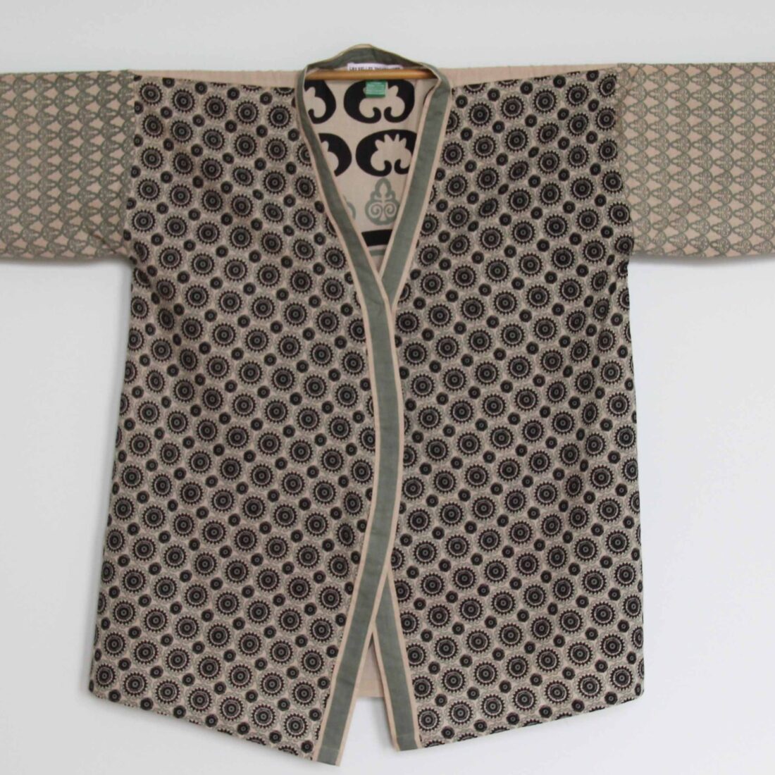 Kimono Biokatoen Suzani Kaki - Afbeelding 3