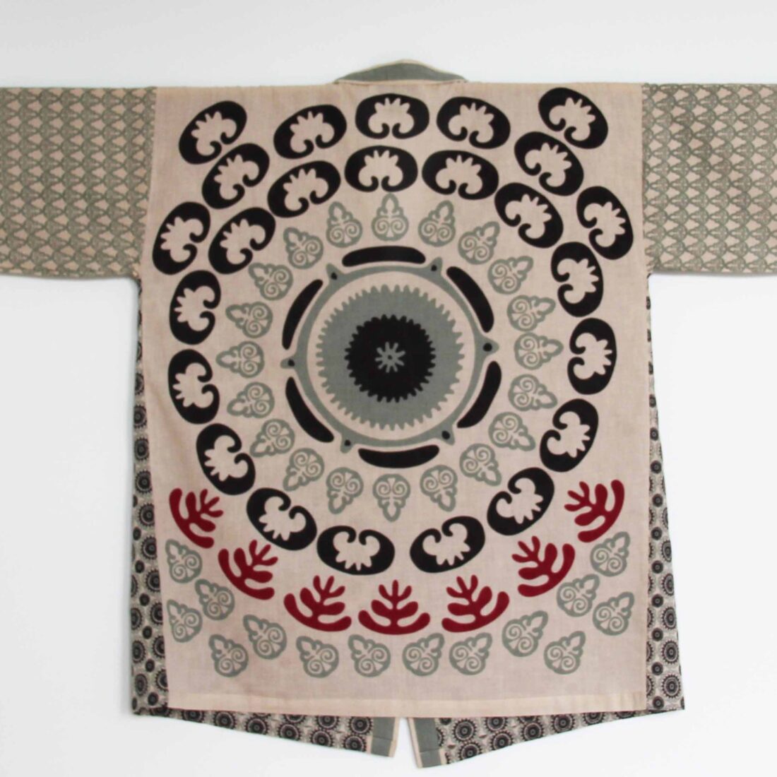 Kimono Biokatoen Suzani Kaki - Afbeelding 4