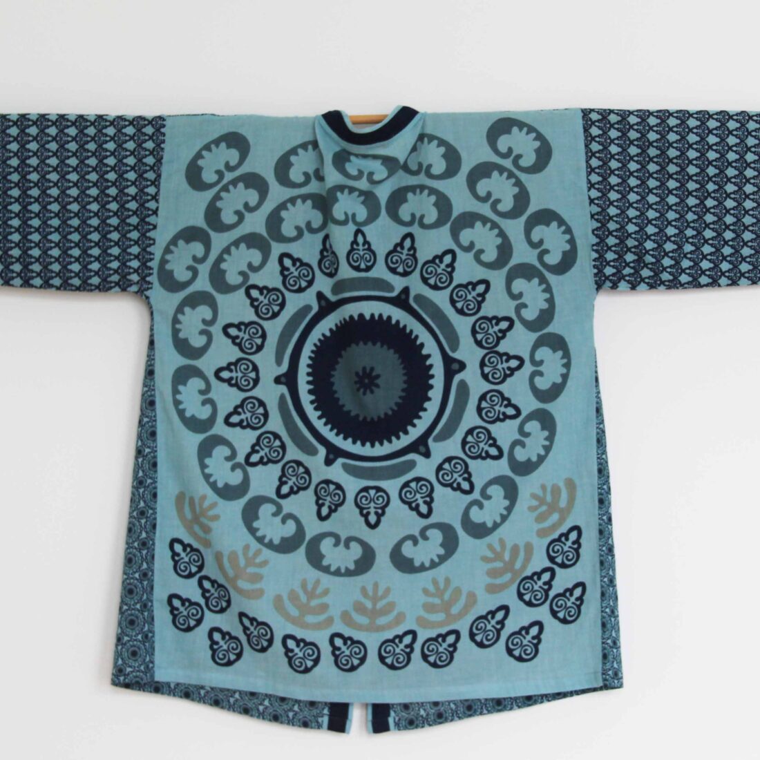 Kimono Biokatoen Suzani Bleu - Afbeelding 2