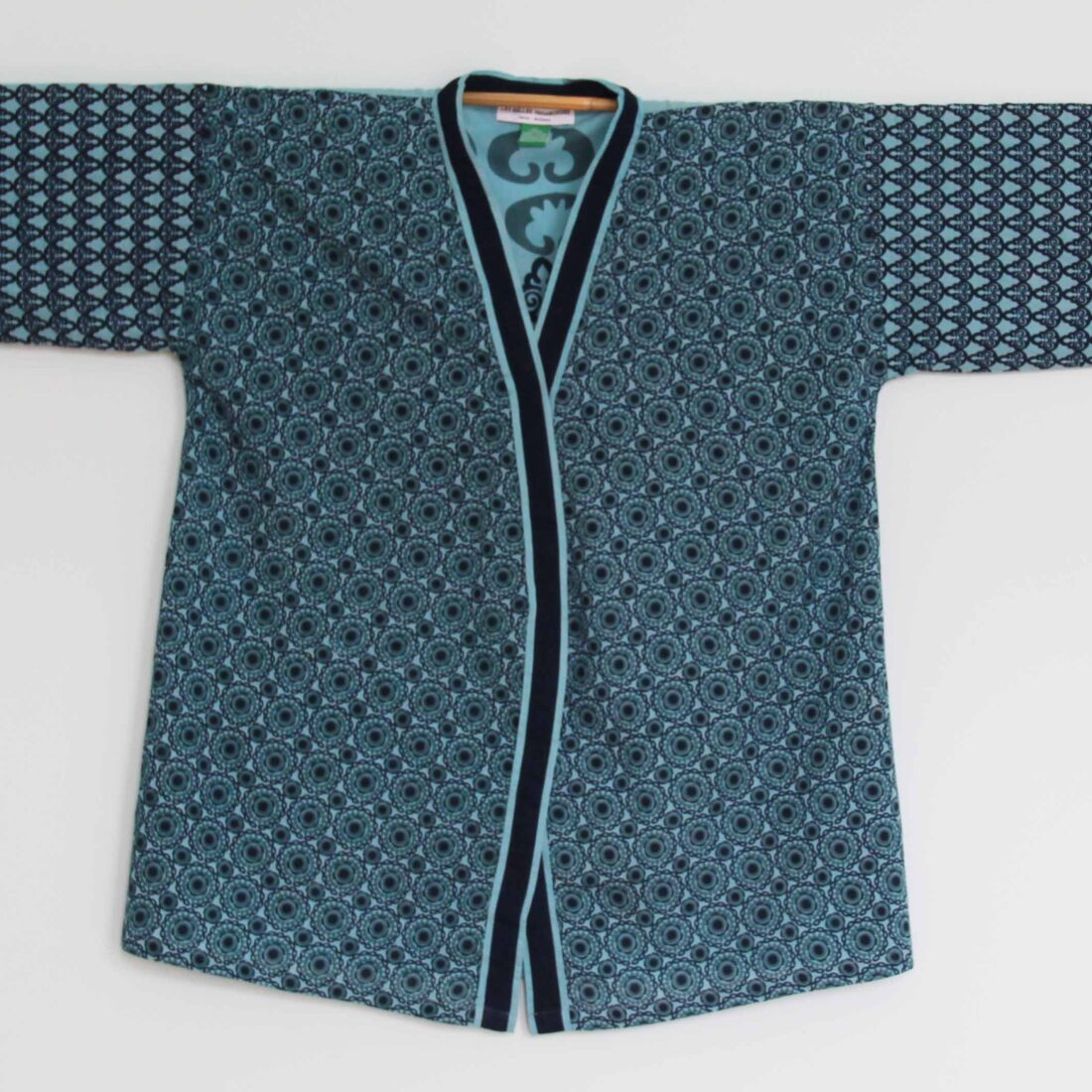 les-belles-vagabondes-kimono-biokatoen-suzani-bleu