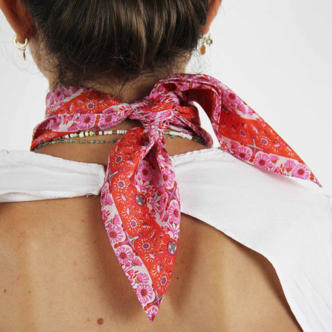Sjaal Mini Agadir Fuchsia - Afbeelding 3