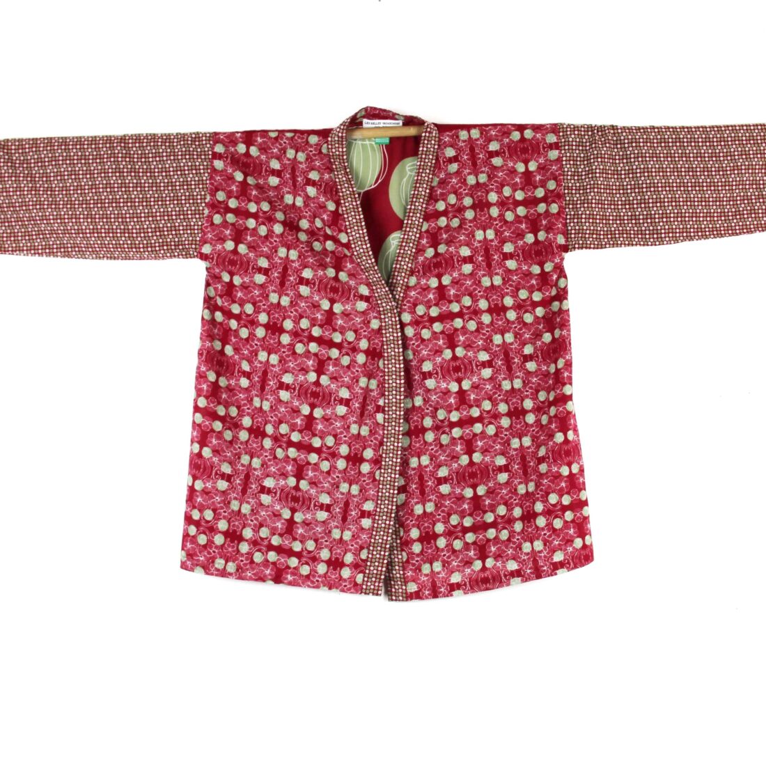 Kimono Biokatoen Kaboul Bordeaux - Afbeelding 2