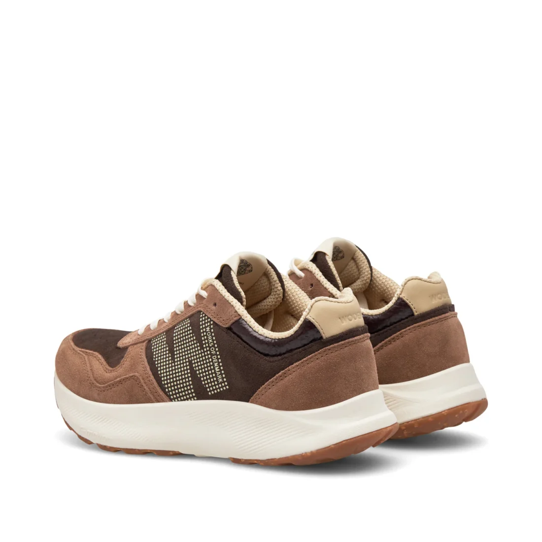 Woden | Mathilde Runner Suede Chocolate Multi - Afbeelding 4