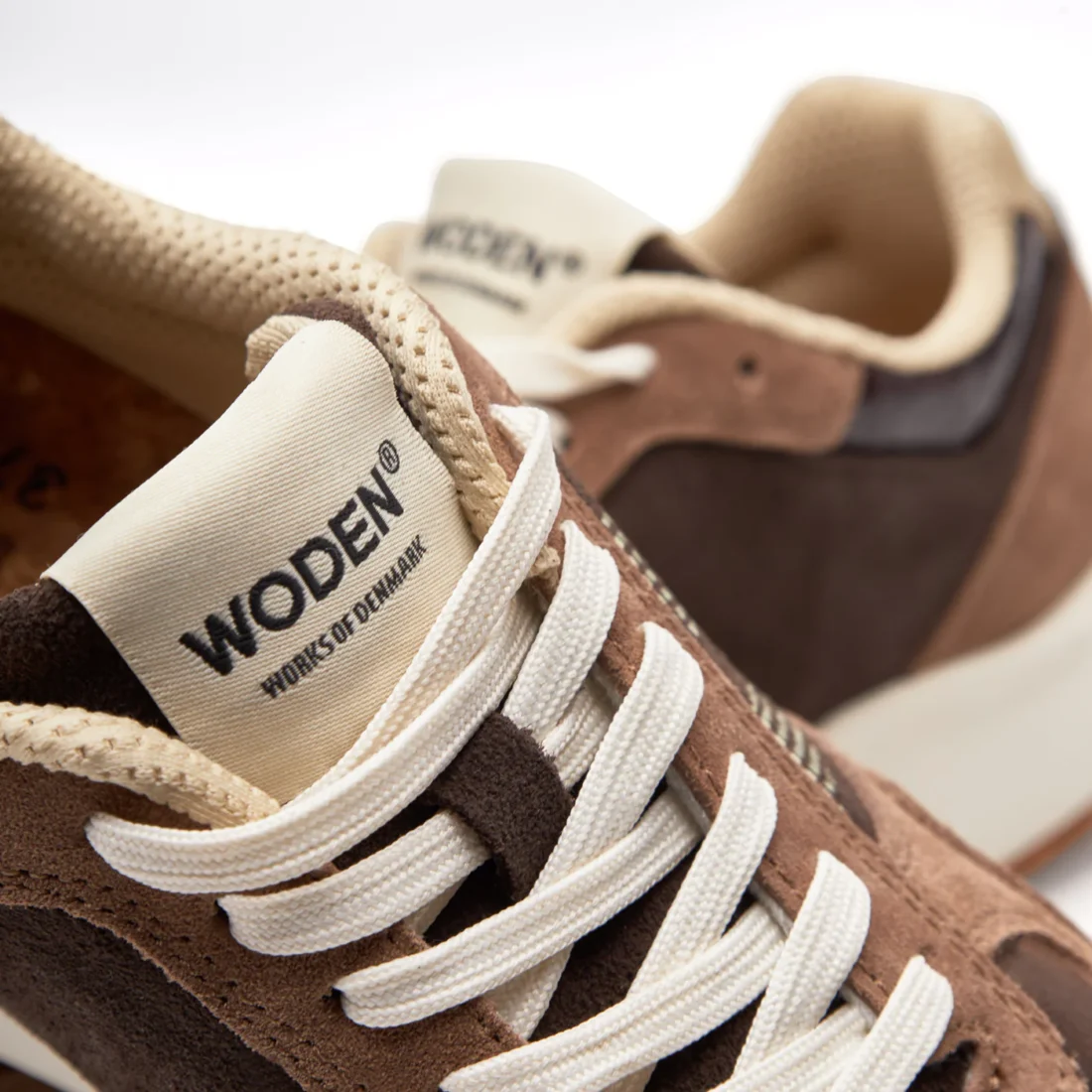 Woden | Mathilde Runner Suede Chocolate Multi - Afbeelding 5