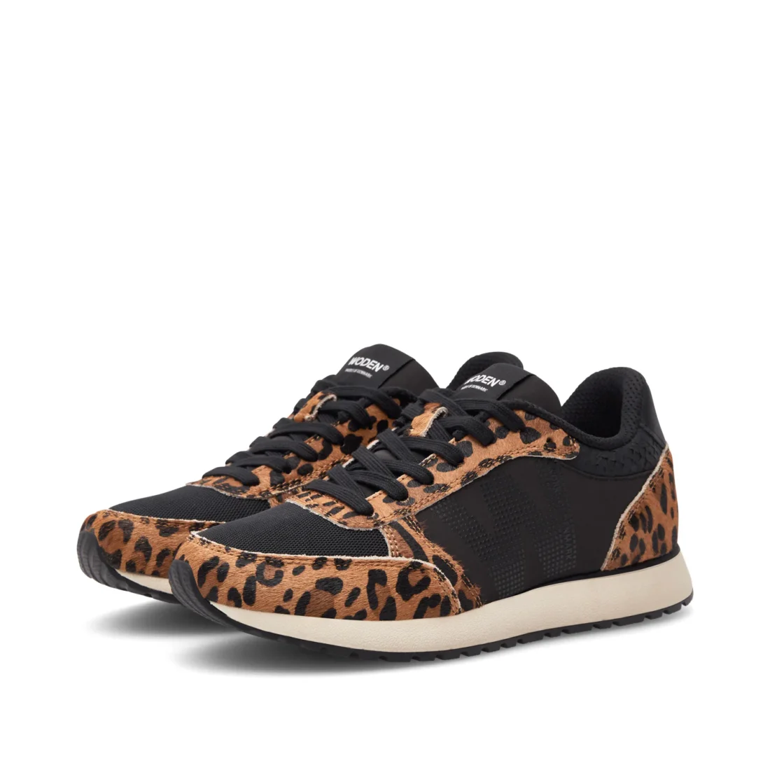 Woden | Ronja Sneakers Cowhair Leopard Black - Afbeelding 4