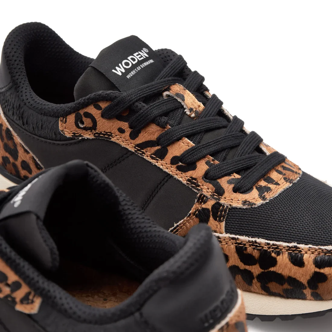 Woden | Ronja Sneakers Cowhair Leopard Black - Afbeelding 2