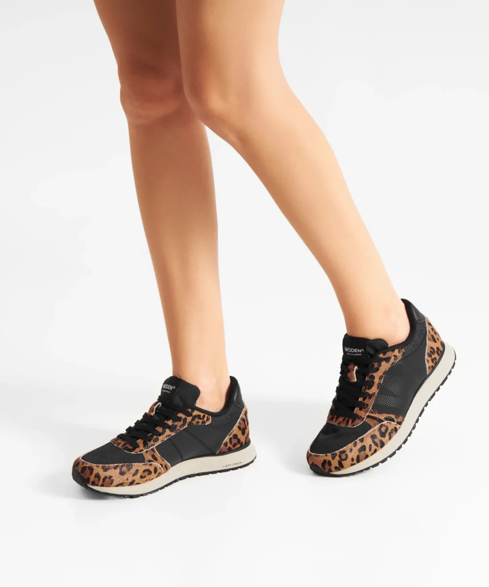 woden-ronja-sneakers-cowhair-leopard-black