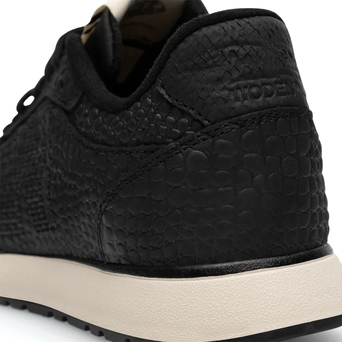 Woden | Ronja Sneakers Croco Black - Afbeelding 5