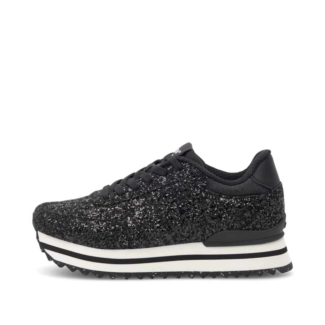 Woden | Ronja Sneakers Plateau Glitter Black - Afbeelding 3