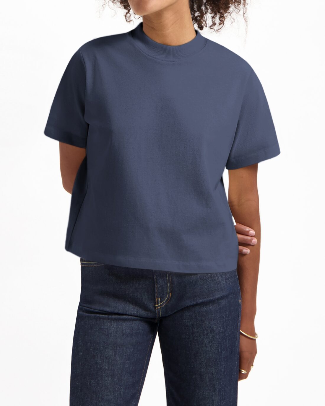 Kuyichi | Jill Tee Midnight Blue - Afbeelding 4