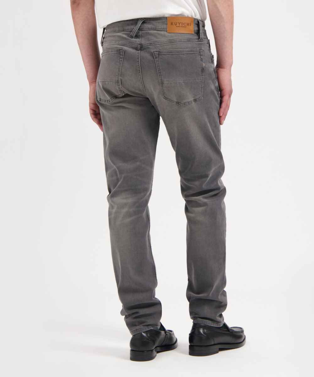 Alternative view of Kuyichi | Jim Regular Slim Stone Grey