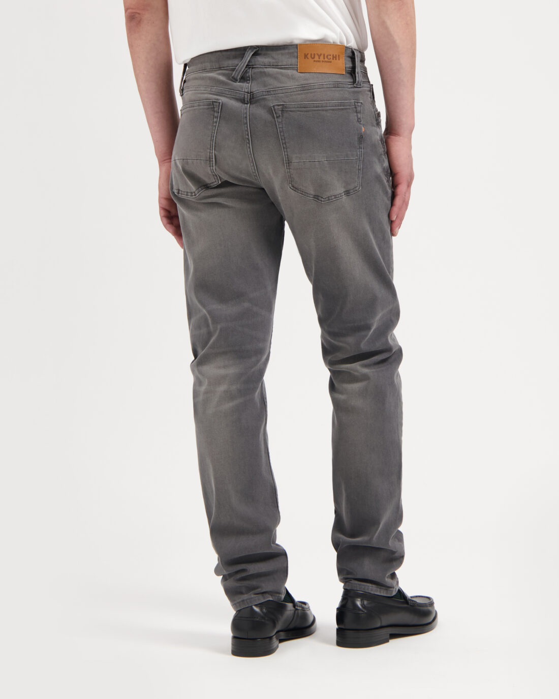 Kuyichi | Jim Regular Slim Stone Grey - Afbeelding 2