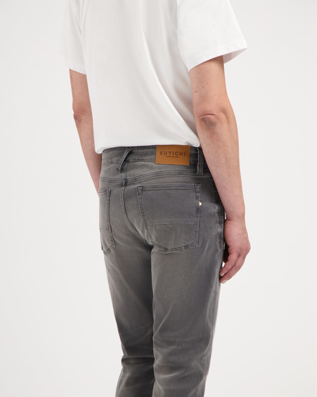 Kuyichi | Jim Regular Slim Stone Grey - Afbeelding 3