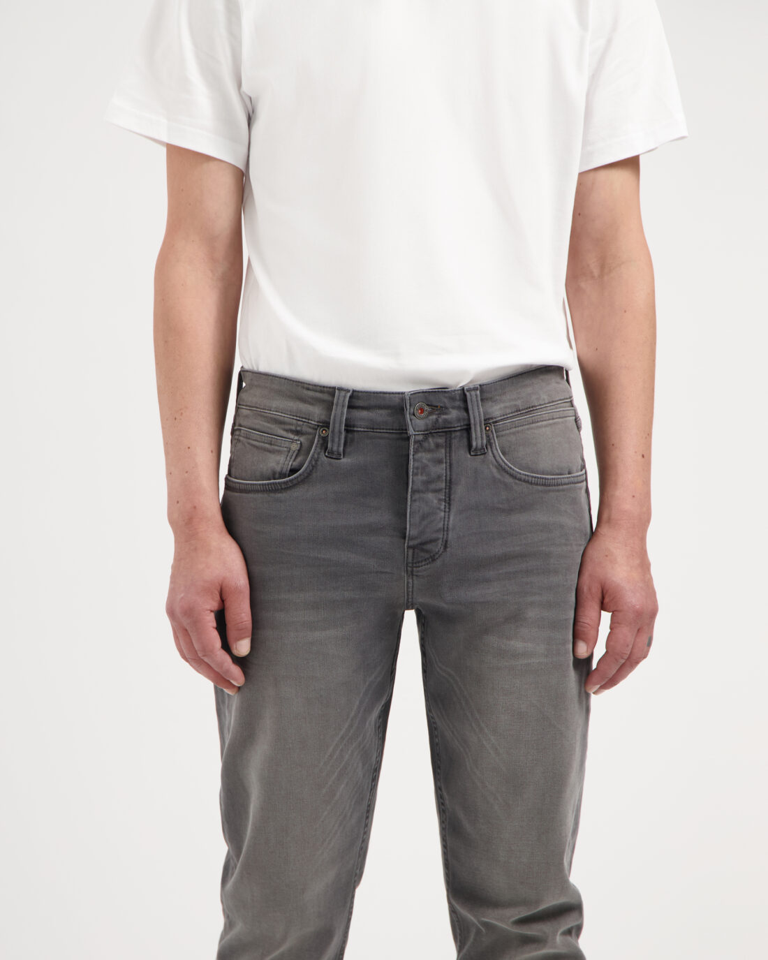 Kuyichi | Jim Regular Slim Stone Grey - Afbeelding 4