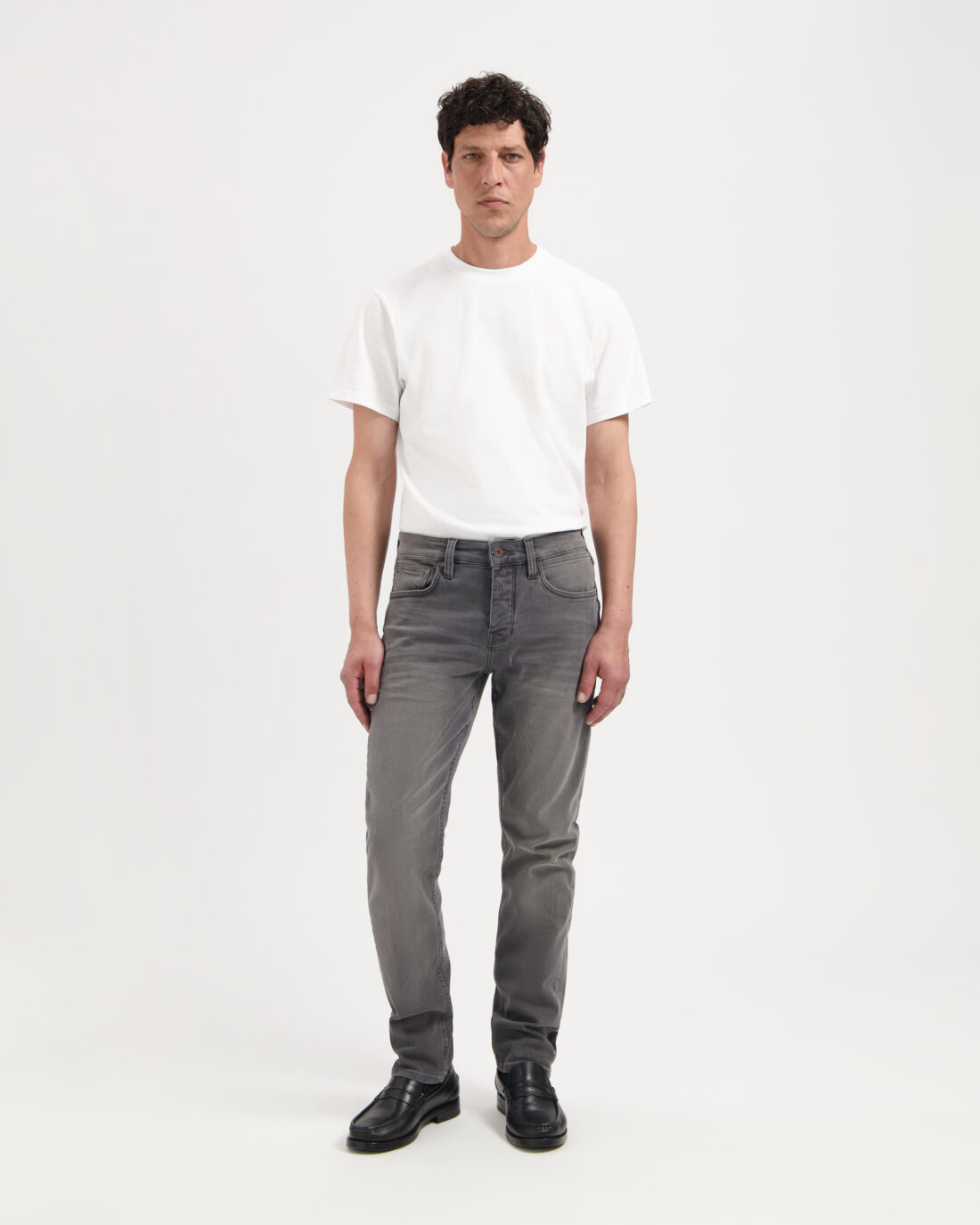Kuyichi | Jim Regular Slim Stone Grey - Afbeelding 5
