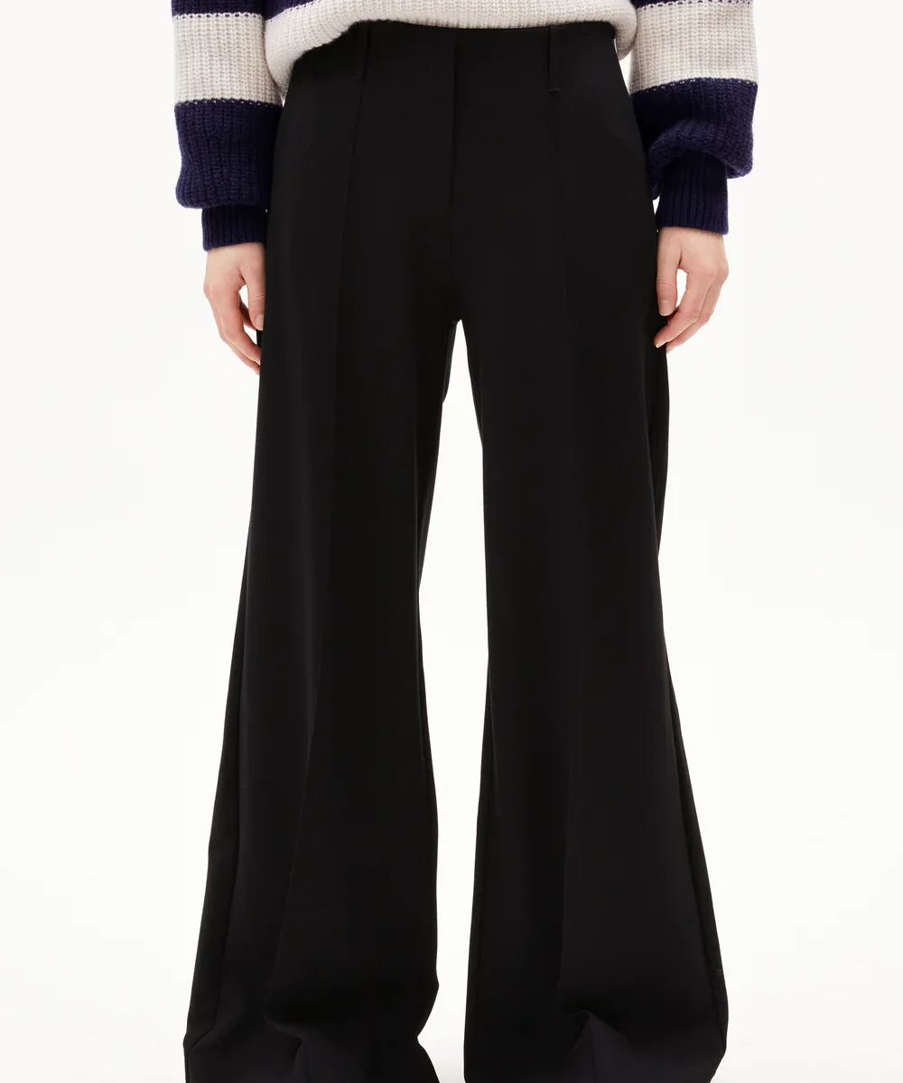 armedangels-broek-maevaa-jersey-zwart