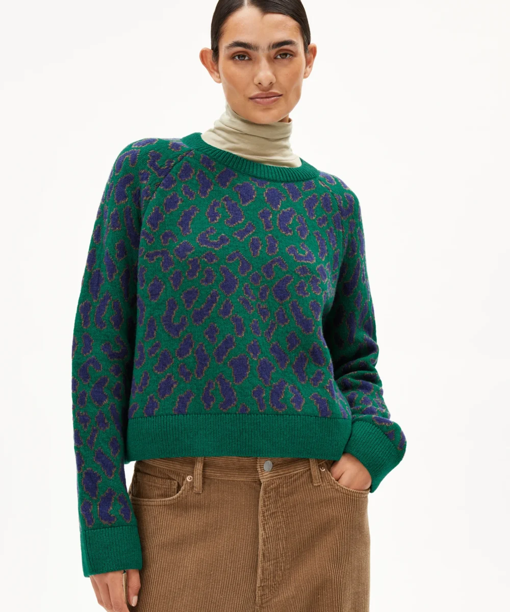 Alternative view of Trui Diliriaa Leopaa Emerald Green