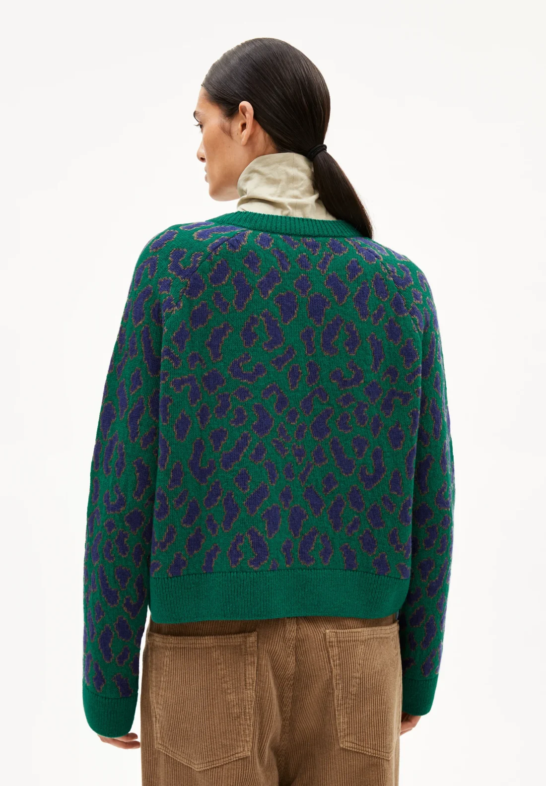 Trui Diliriaa Leopaa Emerald Green - Afbeelding 3