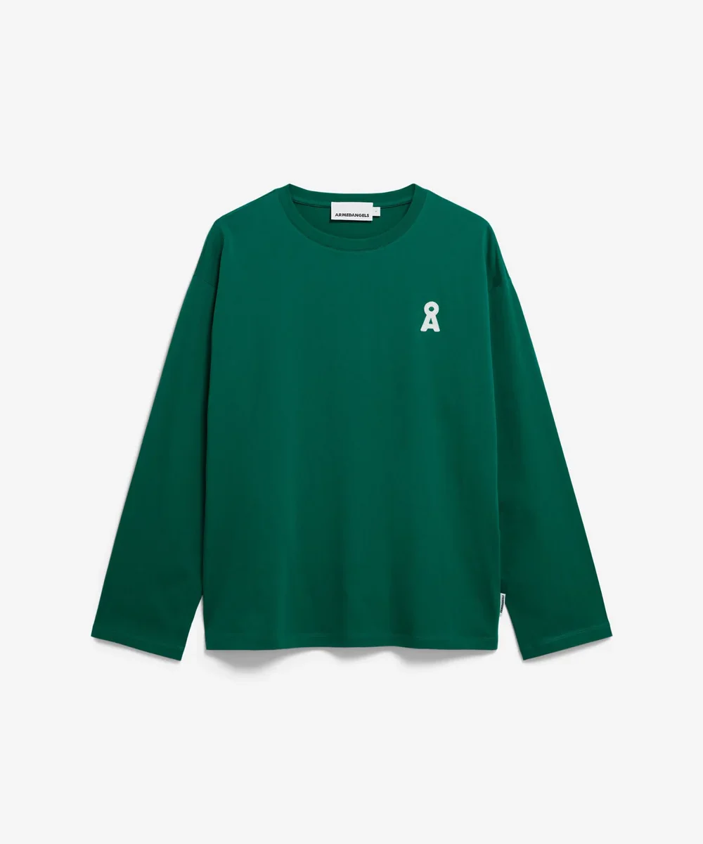 Alternative view of Longsleeve Iconic A Fietaa Emerald Green
