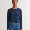 basic-apparel-top-jolanda-tee-ls-navy