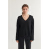 basic-apparel-sweater-cady-v-neck-dark-grey