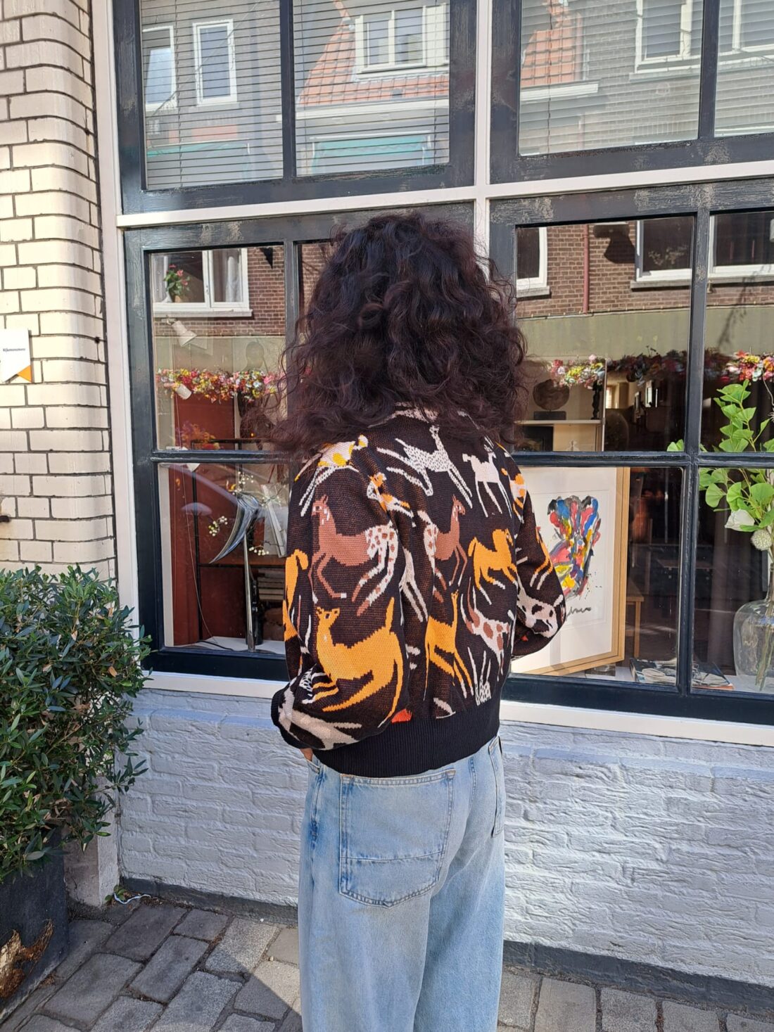 Dedicated | Cardigan Kanan Mustang Party Black - Afbeelding 2